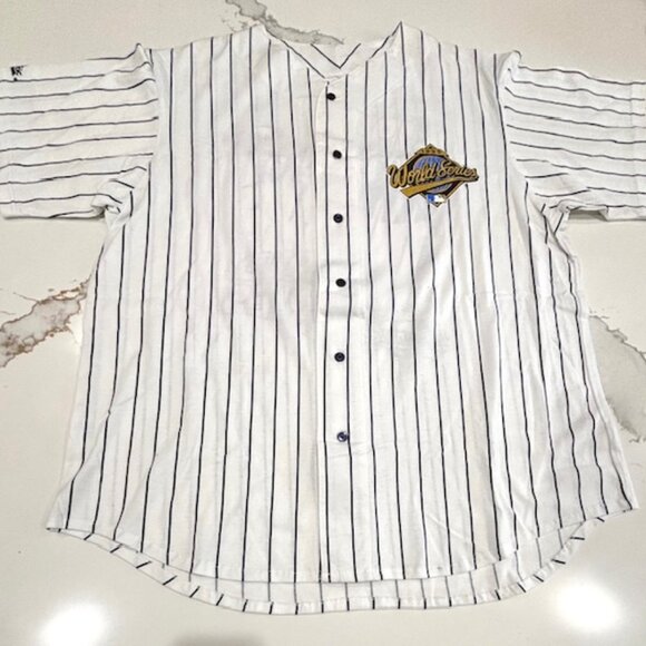 Vintage 1995 World Series Cleveland Indians Jersey by Majestic Mens XL - Picture 2 of 6